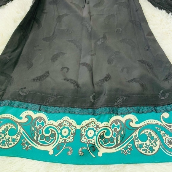 Coach 1941 Feather Jacquard Print Dress, over size, loose fit, size 0 - Picture 5 of 16